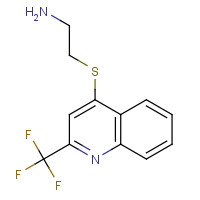 175203-50-6 2-[[2-(TRIFLUOROMETHYL)-4-QUINOLYL]THIO]ETHYLAMINE chemical structure