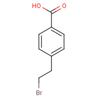 52062-92-7 4-(2-BROMOETHYL)BENZOIC ACID chemical structure
