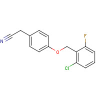 175135-35-0 4-(2-CHLORO-6-FLUOROBENZYLOXY)PHENYLACETONITRILE chemical structure