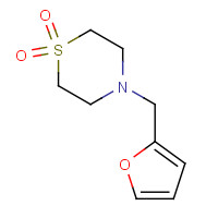 79206-94-3 4-(2-FURYLMETHYL)-1LAMBDA6,4-THIAZINANE-1,1-DIONE chemical structure