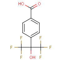 16261-80-6 4-(2-HYDROXYHEXAFLUOROISOPROPYL)BENZOIC ACID chemical structure