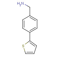 203436-48-0 4-(2-THIENYL)BENZYLAMINE chemical structure