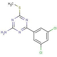 175204-58-7 4-(3,5-DICHLOROPHENYL)-6-(METHYLTHIO)-1,3,5-TRIAZIN-2-AMINE chemical structure