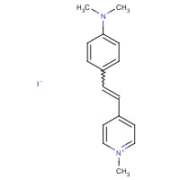 959-81-9 4-(4-(DIMETHYLAMINO)STYRYL)-N-METHYLPYRIDINIUM IODIDE chemical structure