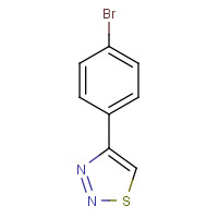 40753-13-7 4-(4-BROMOPHENYL)-1,2,3-THIADIAZOLE chemical structure