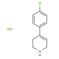 51304-61-1 4-(4-CHLOROPHENYL)-1,2,3,6-TETRAHYDROPYRIDINE HYDROCHLORIDE chemical structure