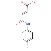 60252-79-1 4-(4-FLUOROANILINO)-4-OXOBUT-2-ENOIC ACID chemical structure