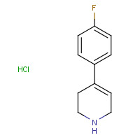 1978-61-6 4-(4-FLUOROPHENYL)-1,2,3,6-TETRAHYDROPYRIDINE HYDROCHLORIDE chemical structure