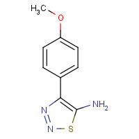 115842-95-0 4-(4-METHOXYPHENYL)-1,2,3-THIADIAZOL-5-AMINE chemical structure