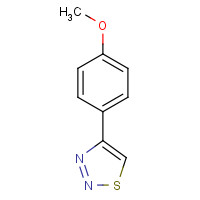 18212-22-1 4-(4-METHOXYPHENYL)-1,2,3-THIADIAZOLE chemical structure