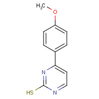 175202-77-4 4-(4-METHOXYPHENYL)PYRIMIDINE-2-THIOL chemical structure