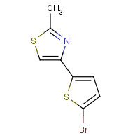 352018-87-2 4-(5-BROMO-2-THIENYL)-2-METHYL-1,3-THIAZOLE chemical structure