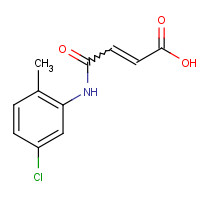 175205-20-6 4-(5-CHLORO-2-METHYLANILINO)-4-OXOBUT-2-ENOIC ACID chemical structure
