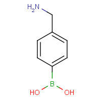 51239-46-4 4-(AMINOMETHYL)BENZENEBORONIC ACID chemical structure