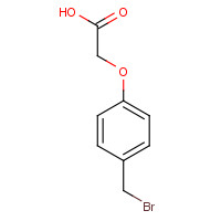 126771-41-3 4-(BROMOMETHYL)PHENOXYACETIC ACID chemical structure