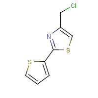 54679-16-2 4-(CHLOROMETHYL)-2-(2-THIENYL)-1,3-THIAZOLE chemical structure