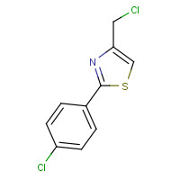 17969-22-1 4-(CHLOROMETHYL)-2-(4-CHLOROPHENYL)-1,3-THIAZOLE chemical structure