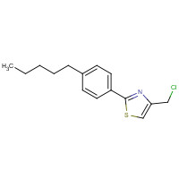 215778-81-7 4-(CHLOROMETHYL)-2-(4-PENTYLPHENYL)-1,3-THIAZOLE chemical structure