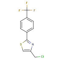 135873-35-7 4-(CHLOROMETHYL)-2-[4-(TRIFLUOROMETHYL)PHENYL]-1,3-THIAZOLE chemical structure