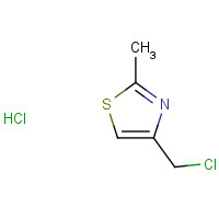 77470-53-2 4-CHLOROMETHYL-2-METHYLTHIAZOLE HYDROCHLORIDE chemical structure