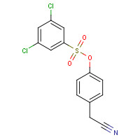 175135-40-7 4-(CYANOMETHYL)PHENYL 3,5-DICHLOROBENZENE-1-SULFONATE chemical structure