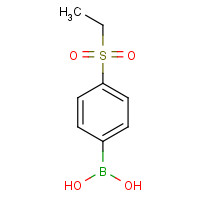 352530-24-6 4-(ETHYLSULFONYL)PHENYLBORONIC ACID chemical structure