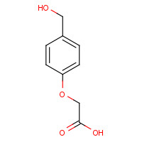68858-21-9 4-(Hydroxymethyl)phenoxyacetic acid chemical structure