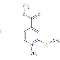 74450-89-8 4-(Methoxycarbonyl)-1-methyl-2-(methylthio)pyridiniumiodide chemical structure