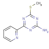 175204-53-2 4-(METHYLTHIO)-6-(2-PYRIDYL)-1,3,5-TRIAZIN-2-AMINE chemical structure