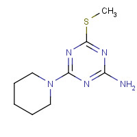 101071-66-3 4-(METHYLTHIO)-6-PIPERIDINO-1,3,5-TRIAZIN-2-AMINE chemical structure