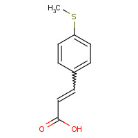 102016-58-0 3-[4-(METHYLSULFANYL)PHENYL]ACRYLIC ACID chemical structure