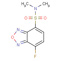 98358-90-8 4-(N,N-DIMETHYLAMINOSULFONYL)-7-FLUORO-2,1,3-BENZOXADIAZOLE chemical structure