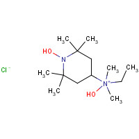 50669-92-6 4-(N,N-DIMETHYL-N-(2-HYDROXYETHYL))AMMONIUM-2,2,6,6-TETRAMETHYLPIPERIDINE-1-OXYL CHLORIDE chemical structure
