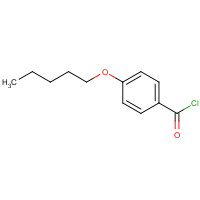 36823-84-4 4-N-PENTYLOXYBENZOYL CHLORIDE chemical structure