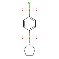 165669-32-9 4-(PYRROLIDINE-1-SULFONYL)-BENZENESULFONYL CHLORIDE chemical structure