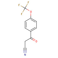 122454-46-0 4-(TRIFLUOROMETHOXY)BENZOYL ACETONITRILE chemical structure