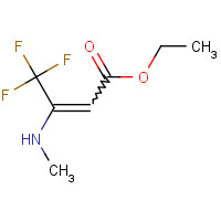 121303-76-2 ETHYL 3-METHYLAMINO-4,4,4-TRIFLUOROCROTONATE chemical structure