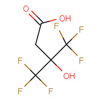 1547-36-0 3,3-BIS(TRIFLUOROMETHYL)-3-HYDROXYPROPIONIC ACID chemical structure