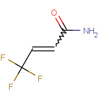 590-76-1 4,4,4-TRIFLUOROCROTONAMIDE chemical structure
