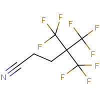 5634-47-9 4,4,4-TRIS(TRIFLUOROMETHYL)BUTANENITRILE chemical structure