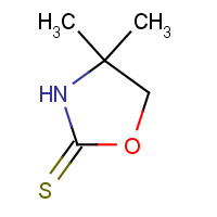 54013-55-7 4,4-DIMETHYLOXAZOLIDINE-2-THIONE chemical structure