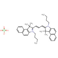 189189-12-6 4,5:4',5'-DIBENZO-1,1'-DIBUTYL-3,3,3',3'-TETRAMETHYLINDACARBOCYANINE PERCHLORATE chemical structure