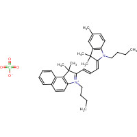 215370-93-7 4,5-BENZO-1,1'-DIBUTYL-3,3,3',3',5'-PENTAMETHYLINDACARBOCYANINE PERCHLORATE chemical structure