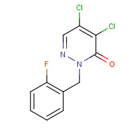 175135-46-3 4,5-DICHLORO-2-(2-FLUOROBENZYL)PYRIDAZINE-3(2H)-ONE chemical structure