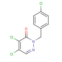 173843-85-1 4,5-DICHLORO-2-(4-CHLOROBENZYL)-2,3-DIHYDROPYRIDAZIN-3-ONE chemical structure