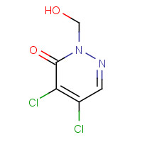 51355-97-6 4,5-DICHLORO-2-(HYDROXYMETHYL)-2,3-DIHYDROPYRIDAZIN-3-ONE chemical structure