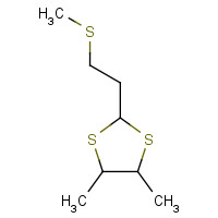 93788-31-9 4,5-Dimethyl-2-(2-(methylthio)ethyl)-1,3-dithiolane chemical structure
