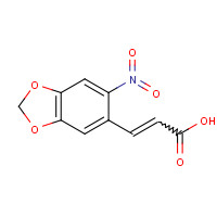 6315-90-8 4,5-METHYLENEDIOXY-2-NITROCINNAMIC ACID chemical structure
