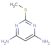 1005-39-6 4,6-DIAMINO-2-METHYLMERCAPTOPYRIMIDINE chemical structure