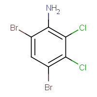 113571-15-6 4,6-DIBROMO-2,3-DICHLOROANILINE chemical structure